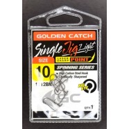 Гачки для риби, GC Single Jig Light 1212, 12шт/уп, колір BN, №10